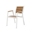 APK Alum. Chair White Frame+TK Color Polywood 60x67