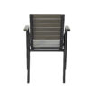 APK Aluminium Chair Black Frame + Grey Polywood 57x57 - Image 4