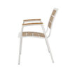 APK Alum. Chair White Frame+TK Color Polywood 60x67 - Image 2