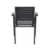 APK Aluminium Chair Black Frame + Black Polywood 57x57 - Image 4