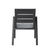 APK Aluminium Chair Black Frame + Black Polywood 60x67 - Image 4