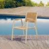 APK Chair Champagne Frame+TK Color Polywood 60x67 - Image 5