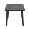 APK Table 80x80 Aluminium Black Frame + Black Polywood - Image 3