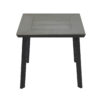 APK Table 80x80 Aluminium Black Frame + Grey Polywood - Image 3