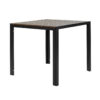 APK Aluminium Table Black Frame + Brown Polywood 80x80 - Image 2