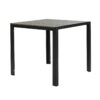 APK Aluminium Table Black Frame + Grey Polywood 80x80 - Image 2
