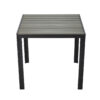 APK Aluminium Table Black Frame + Grey Polywood 80x80 - Image 3
