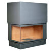 AXIS FRANCE Wood Fire Corner Left 120 Rustic Raisable - Image 2