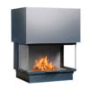 AXIS FRANCE Wood Fire 3-Sided 120 Grey Raisable