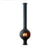 FOCUS FRANCE Gas Fire Central Bathyscafocus on base Black - Image 2