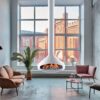 FOCUS FRANCE Gas Fire Central Ergofocus White