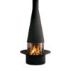 FOCUS FRANCE Gas Fire Central Filiofocus 2000 Glassed Black - Image 2