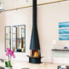 FOCUS FRANCE Gas Fire Frontal Filiofocus Wall Mounted 2000Black
