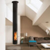 FOCUS FRANCE Wood Fire Cent Slimfocus Suspended Pivoting Black - Image 7