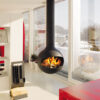 FOCUS FRANCE Wood Fire Central Bathyscafocus Open Black
