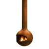 FOCUS FRANCE Wood Fire Central Bathyscafocus Outdoor Rusted Stl - Image 2