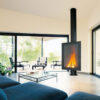 FOCUS FRANCE Wood Fire Central Eurofocus Fixed Black