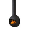 FOCUS FRANCE Wood Fire Frontal Emifocus Vertical outlet Black - Image 3