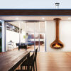 FOCUS FRANCE Wood Fire Frontal Paxfocus Outdoor Rusted Steel - Image 2
