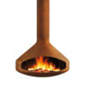 FOCUS FRANCE Wood Fire Frontal Paxfocus Outdoor Rusted Steel - Image 3