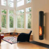 FOCUS FRANCE Wood Fire Frontal Slimfocus Wall Mounted Black - Image 2