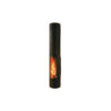 FOCUS FRANCE Wood Fire Frontal Slimfocus Wall Mounted Black - Image 3