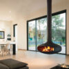 FOCUS FRANCE Wood Fire Indoor Central Domofocus Black - Image 3