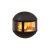 FOCUS FRANCE Wood Fire Indoor Frontal Edofocus 631 Rear Black - Image 2