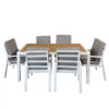 NB Dining Table Polywood White Frame A15900 180X90