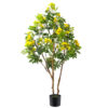 PLANTERS Artificial Cassia Flowering Tree 130 cm