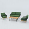 ROYAL GARDEN Akka Loveseat in Green - Image 2
