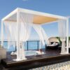 SCD Freestanding Manual Pergola 3.905x4.955x2.8m WHITE - Image 2