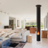 FOCUS FRANCE Wood Fire Central Slimfocus with Base Black - Image 2