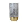LM Glass + Brass Vase-13x13x26.5cm