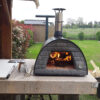 IMPEX PORTUGAL Wood & Gas Oven Black 70 excluding gas burner - Image 4