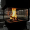 TOTEM Wood Fire Central 4 Sides 700 AS + Module 1 & 2 - Image 4