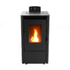 LINEAFIRE A Pellet Stove Black With Wifi