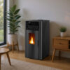 LINEAFIRE A Pellet Stove WITH WIFI BLACK - Image 5