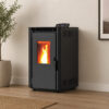 LINEAFIRE A Pellet Stove Black - Image 2