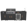 ROYAL GOURMET Gas BBQ with Sink and Fridge