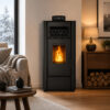 LINEAFIRE Pellet Stove KT0904A Black - Image 2