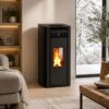 LINEAFIRE Pellet Stove KT1501A Black - Image 2
